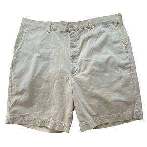 Polo Ralph Lauren Mens Off White Cotton Preppy Casual Shorts Size 40 Summer Luxe